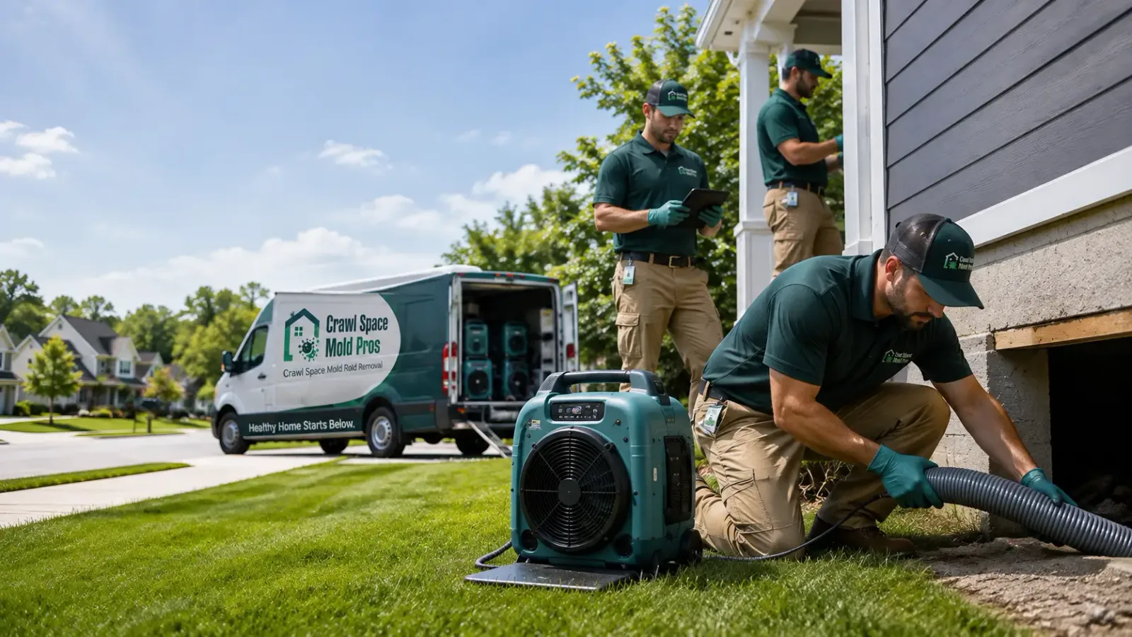 Crawl Space Mold Removal in Scioto Furnace, OH